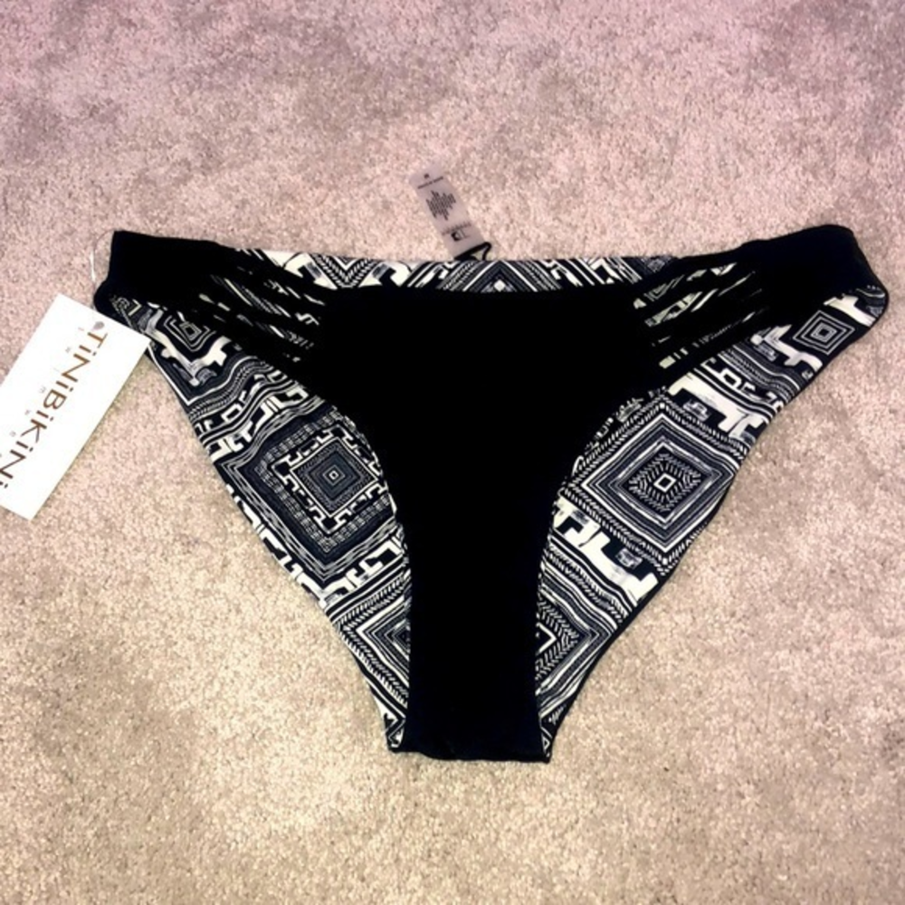 Tinibikini Bikini Bottom Reversible‎ Medium Black